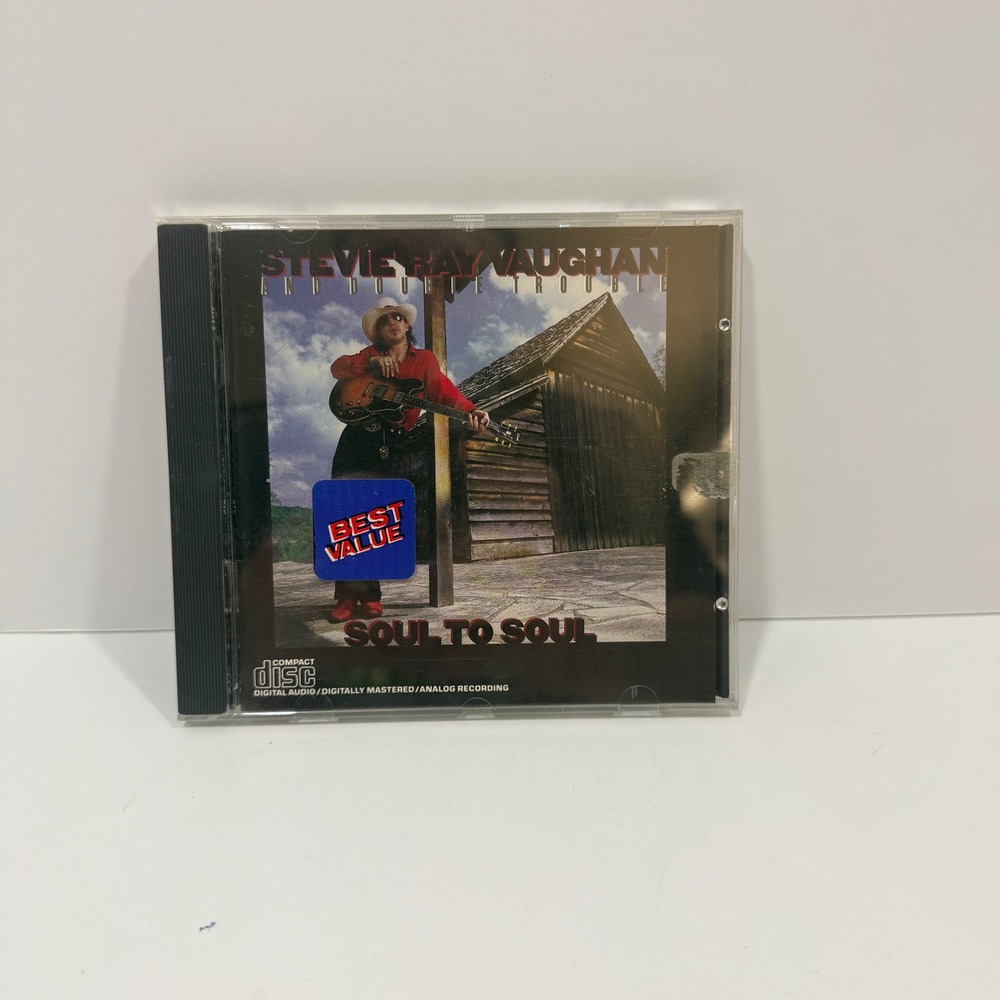 Stevie Ray Vaughan Soul to Soul CD Blues Rock EK 40036 Good Condition 1985